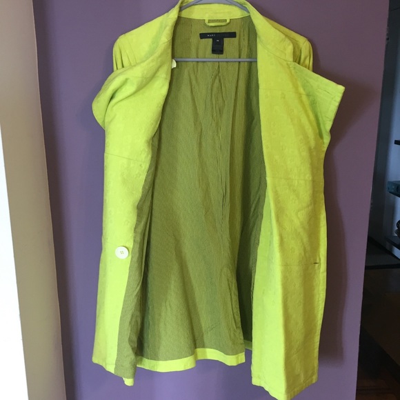 MARC BY MARC JACOBS VINTAGE BRIGHT YELLOW JACKET - Picture 2 of 12